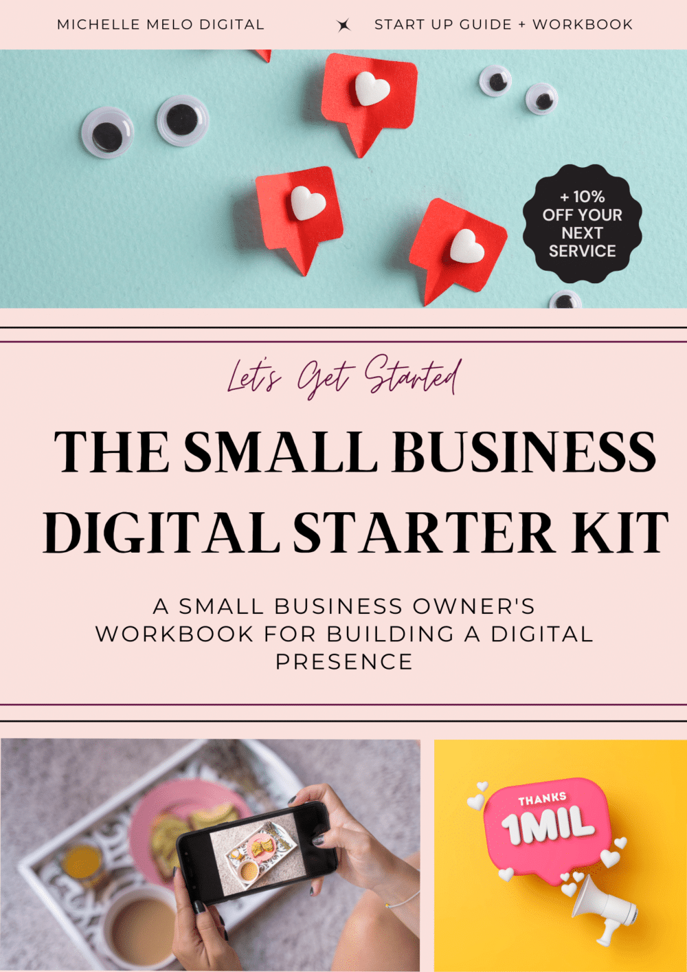 The Small Business digital Starter Kit workbook cover.
